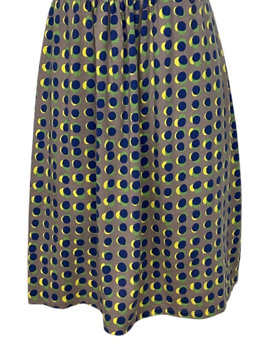 Boden Driftwood Sienna Jersey Tank Dress 8R Polka Dot - Picture 10 of 13
